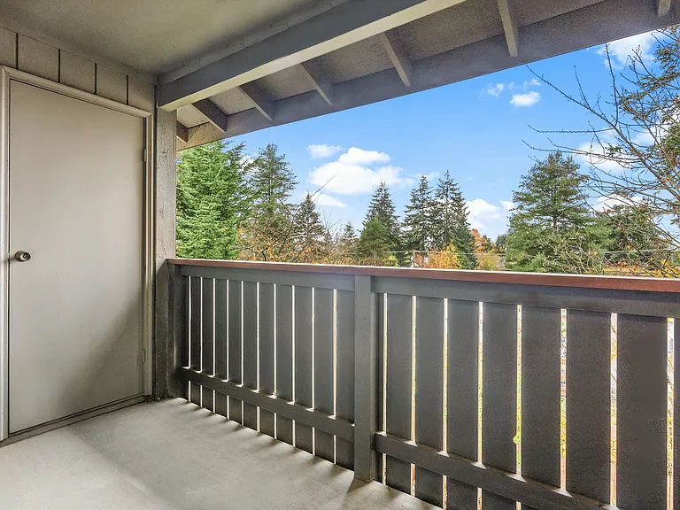 Relaxing private balcony