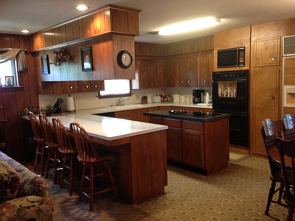 Kitchen with stovetop island