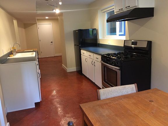 This is the kitchen as you enter the apartment. Includes gas