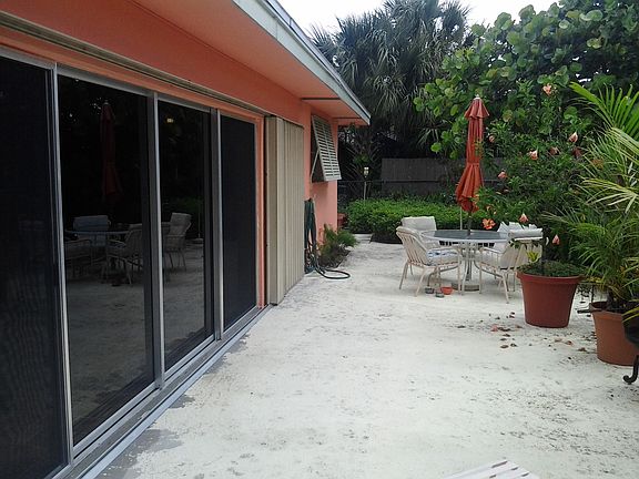 Back yard- deck