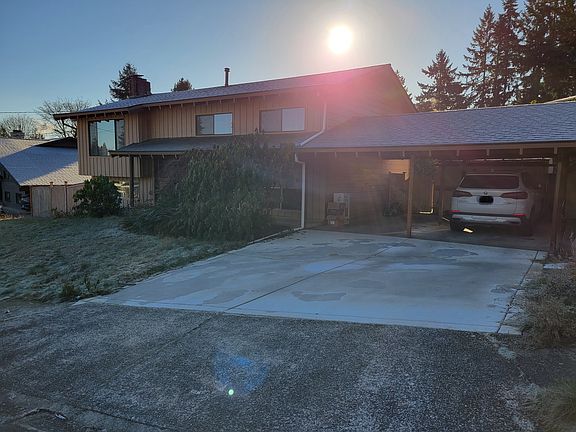 1-year old concrete driveway