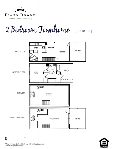 Floor plan 2A Renovated with W/D