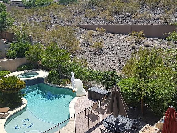 Balcony view of Pool area..