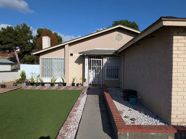 Main entrance of the home.