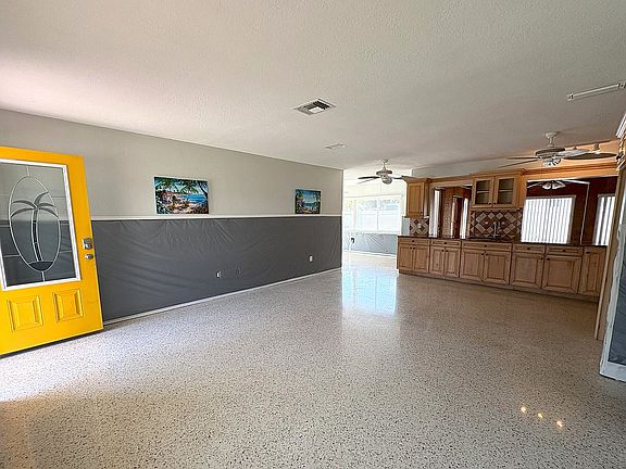 Open living room/kitchen