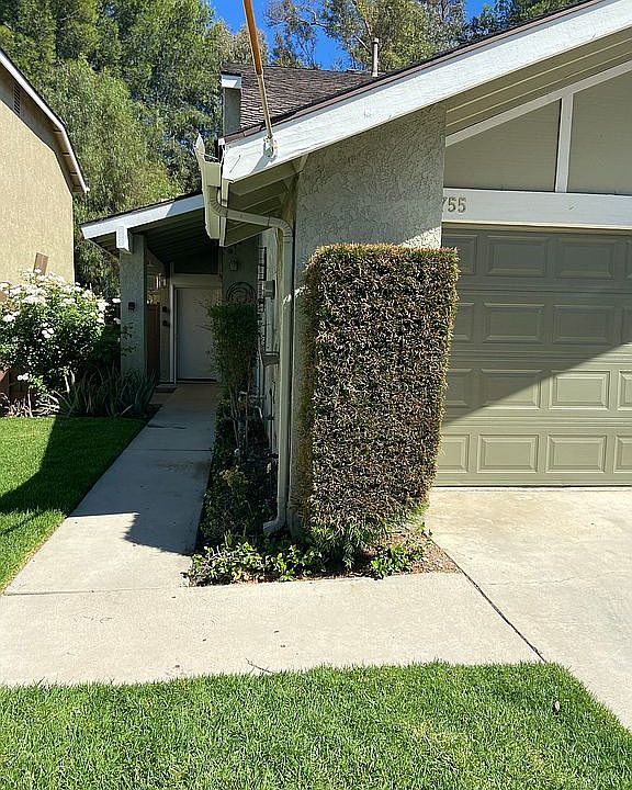 Front view of the house