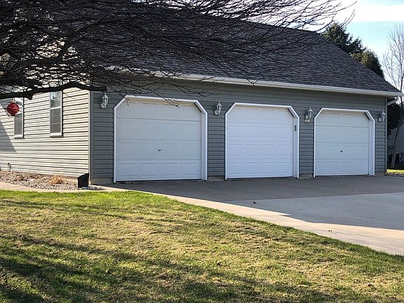 Extra large three car garage