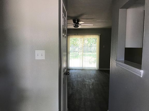 Front Entryway- View of living room & Sliding Glass back door