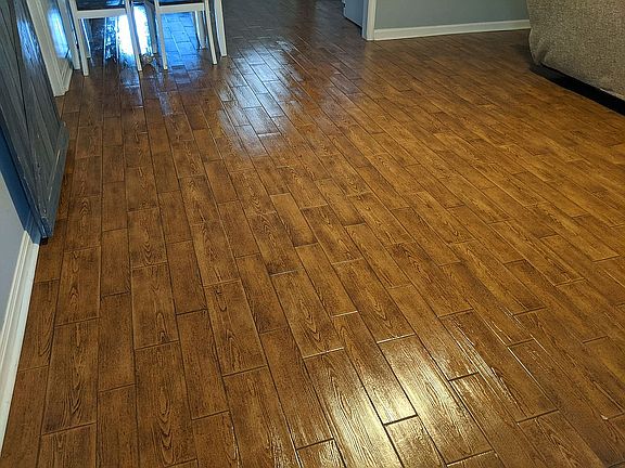 Tile throughout living area