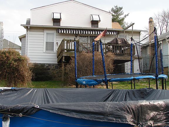 Back of the House with deck