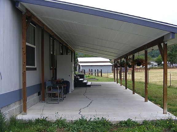 Back covered patio