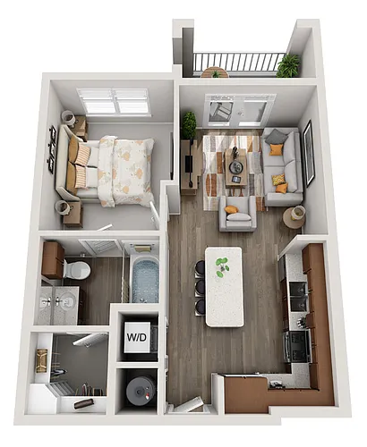 Floor plan Mozart - A1