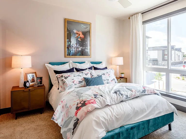 Carpeted Bedroom