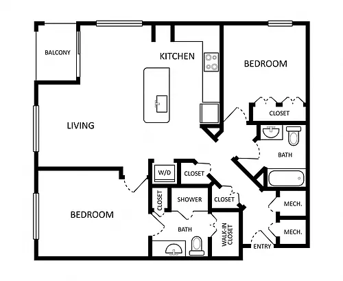 Floor plan B5/B6 - Kensington