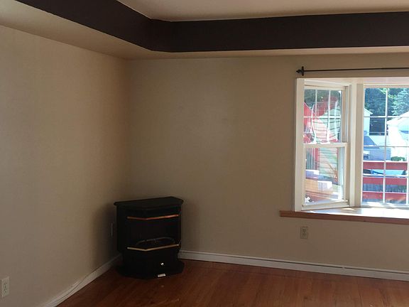 Gas fireplace in living room