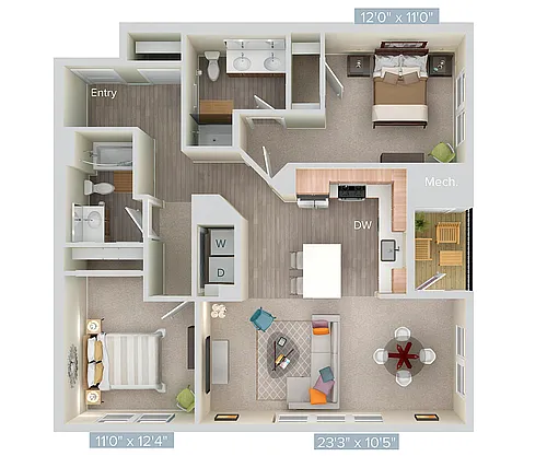 Floor plan B9-sc1-1164
