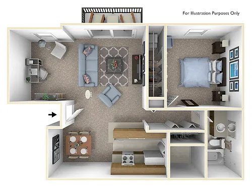 Floor plan Bluebell Deluxe