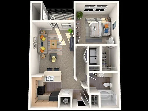 Floor plan Parliament Renovated