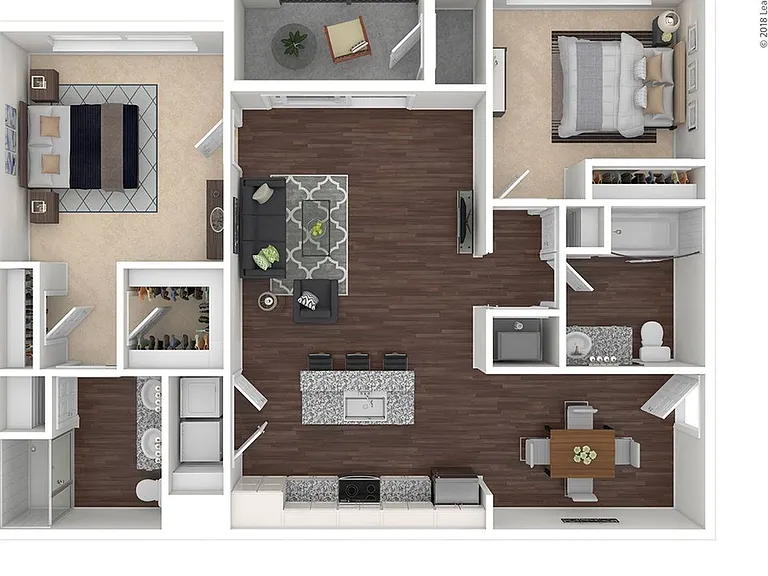 2 Bed 2 Bath B2 2 Bed 2 Bath B2
