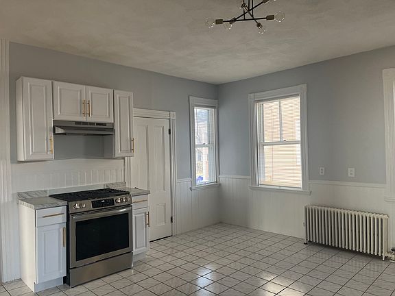 Kitchen with storage closet