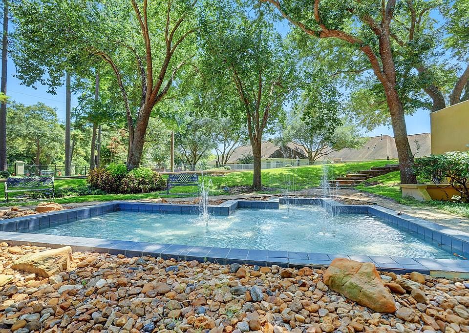 Lovely fountain to greet you each day.