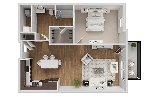 Floor plan West 8th - Quartz