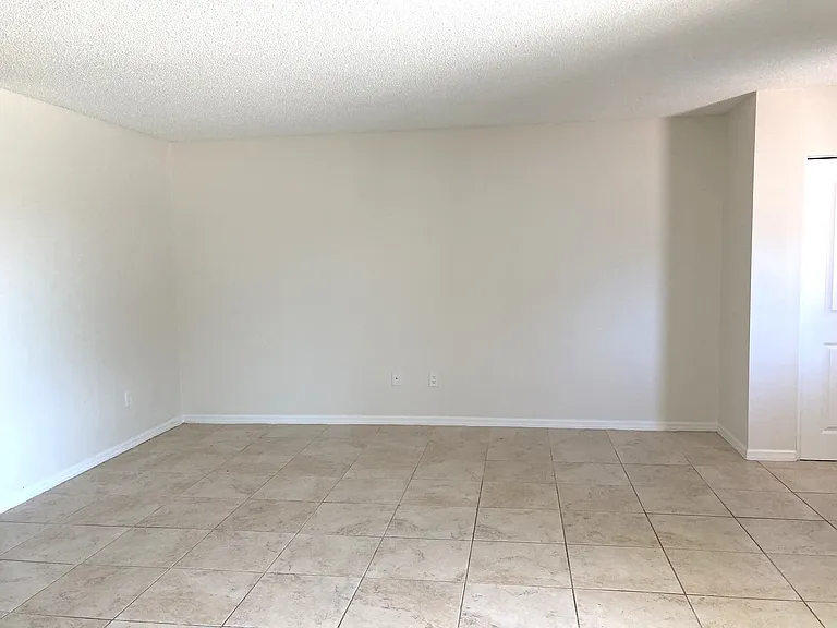 Spacious living room in neutral colors