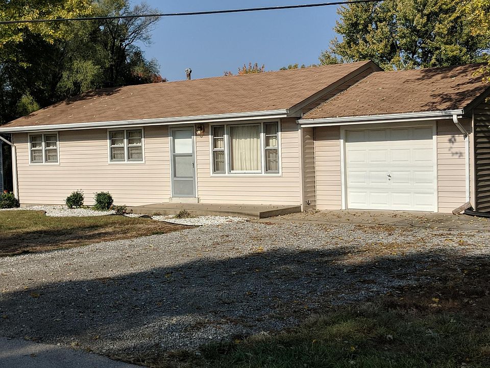Single car garage with double car driveway.