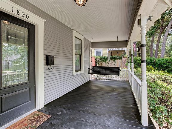Relax on your front porch swing! Facade has been freshly painted!