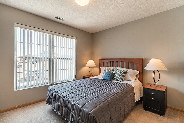 Relax in your cozy bedroom, designed for comfort and restful nights.