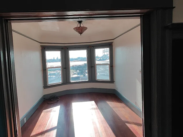 living room from dining room
