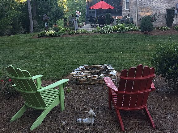 Fire pit area