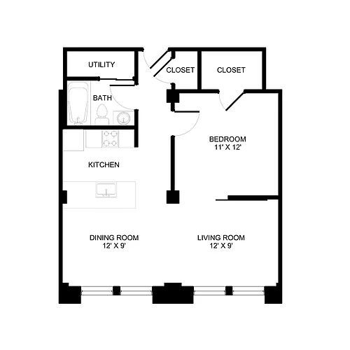Floor plan The Wall Street East