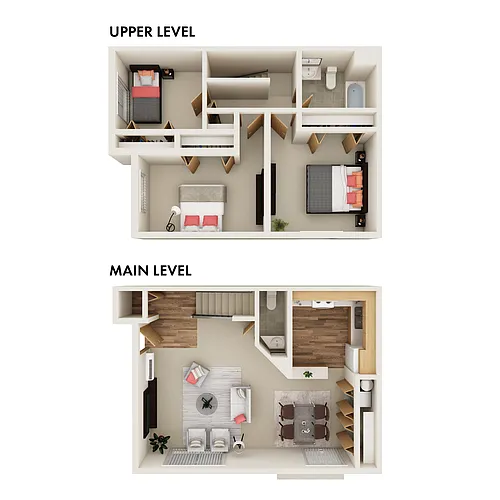 Floor plan 3 Bed 1.5 Bath