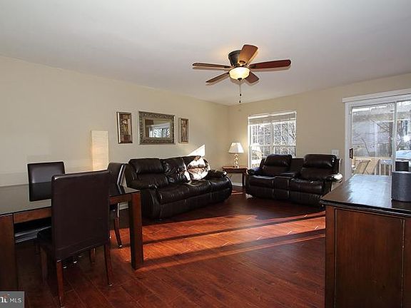 Dining room overlooking family room