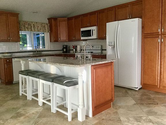 Kitchen with island.