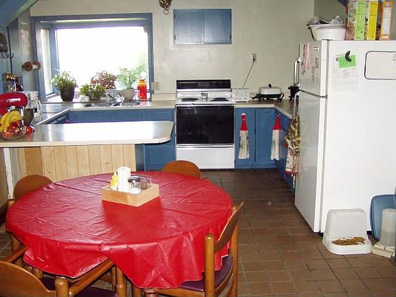 the kitchen. With large windowns, that have a wonderful view.