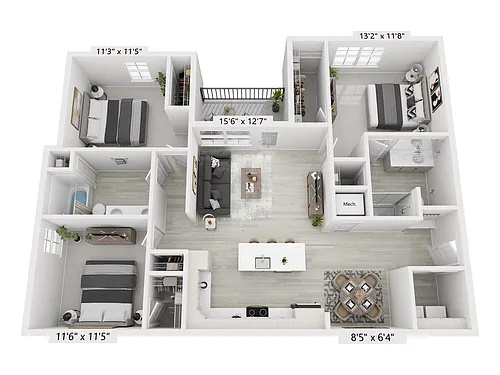 Floor plan C1