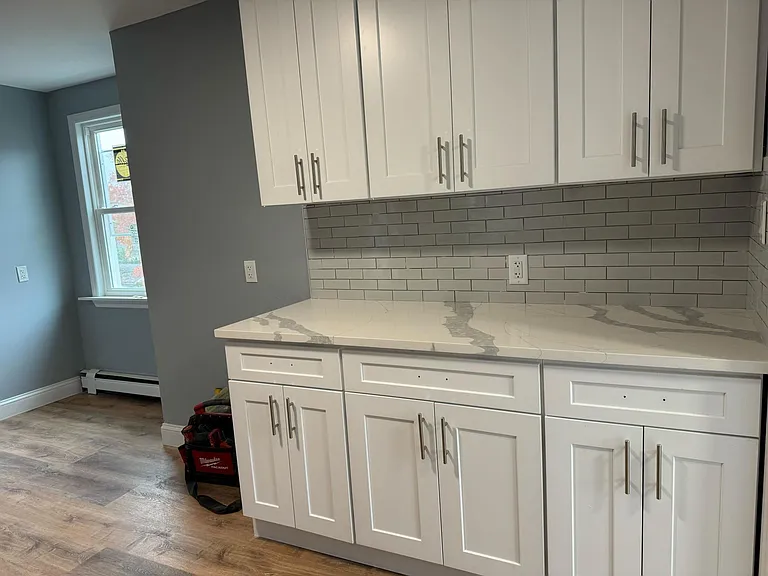 New cabinets in Kitchen