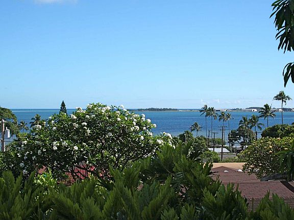 View from penthouse loft of Kaneohe Bay