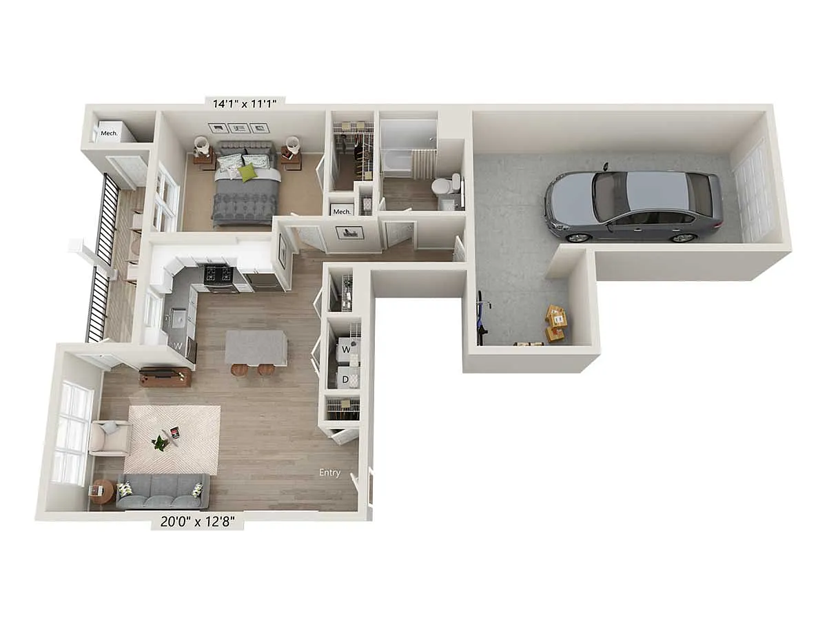 Floor plan A1-848