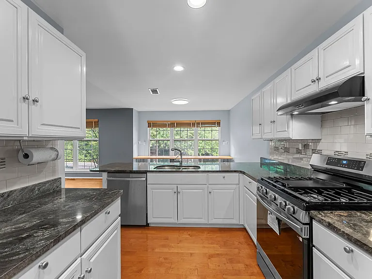 stainless steel appliances - new range and refrigerator