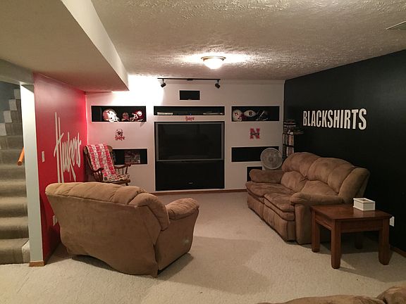 Downstairs family room
