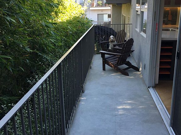 The Balcony is Nice and Big.