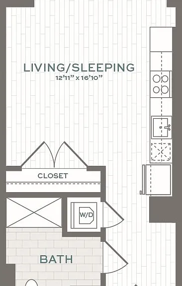 Lantera at Boston Landing - S.1 - 1 Beds - 1 Baths - 488 Sq. ft.