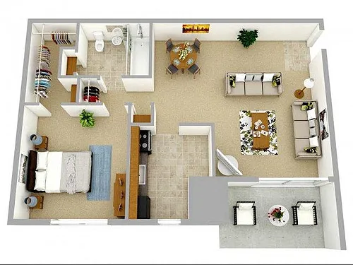 Floor plan The Colonial
