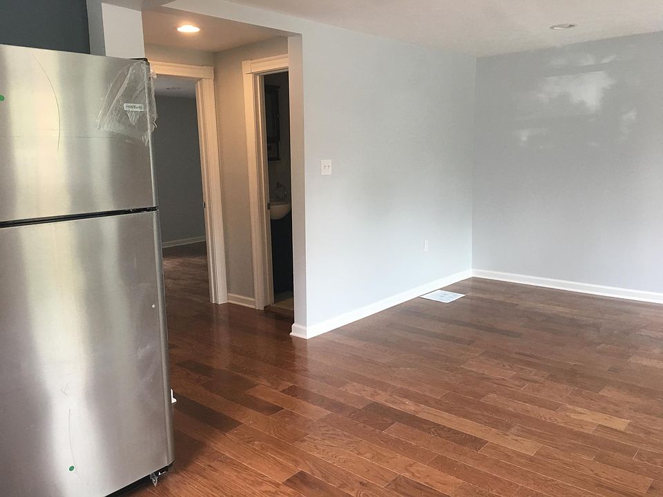 Open kitchen and living room space 