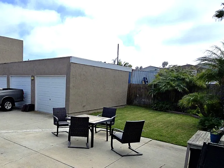 Garages and common area