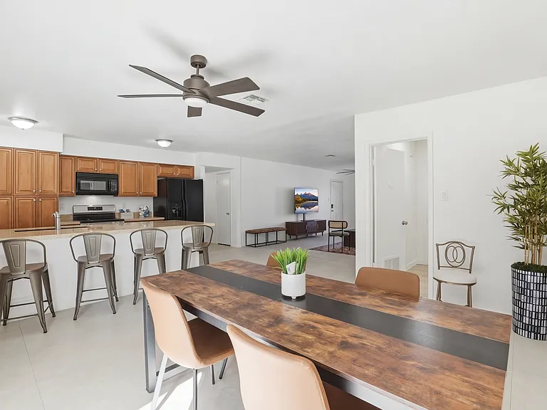 Dining area, just off the kitchen.