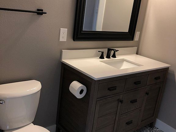 Bathroom with heated floors